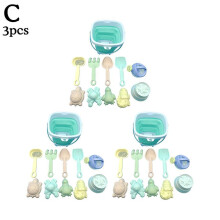 New Beach Sand Toys with Foldable Bucket And Animal Mold for Kids Interaction