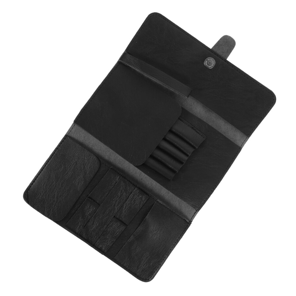 Leather Scissor Pouch for Hair Stylists, Durable Barber Scissor Case with Damage Protection