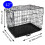42in Black Heavy Duty Dog Metal Training Cage 2
