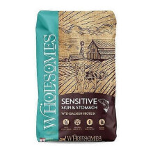 Wholesome Wholesomes Sensitive Skin & Stomach with Salmon Protein Dry Cat Food, 1 Each / 10 Lbs