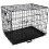 42in Black Heavy Duty Dog Metal Training Cage 10