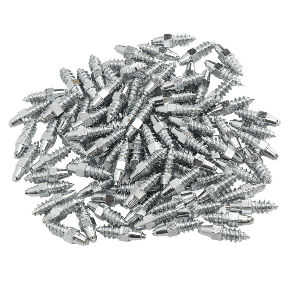 Carbide Alloy 100Pcs Tire Spikes, 6Mm Dia, 21Mm Lg 7641393448432
