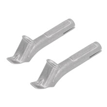 2PCS Stainless Steel Heat Gun Nozzle 5x10mm Oval 8mm End