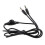 audio extension cable for headphones with volume control 1