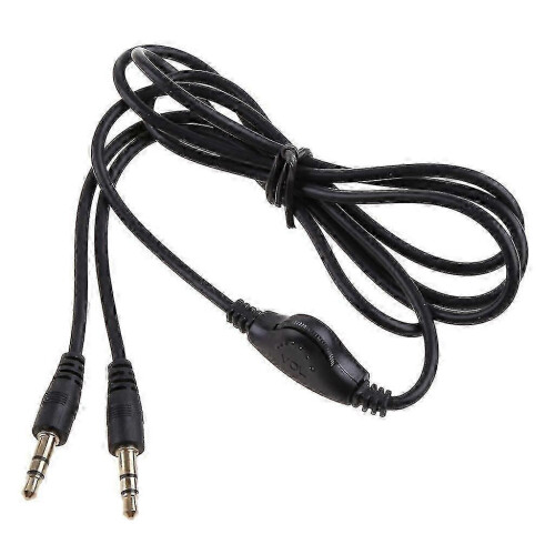 audio extension cable for headphones with volume control 1