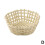 (Yellow) Large Beige Elegant Circular Basket Ceramic Fruit Bowl Glazed 1