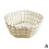 (White) Large Beige Elegant Circular Basket Ceramic Fruit Bowl Glazed 1