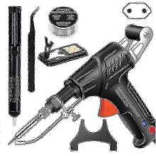 (EU plug, Black) 2025 3-in-1 Welding and Cutting Kit with Rust Removal - Fast Heating, Ergonomic Design, Perfect for Beginners