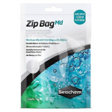 Seachem Medium Mesh Zip Bag, 1 count (12.5"L x 5.5"W) (Pack of 1)