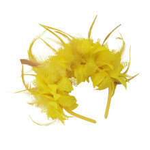 Attention-grabbing Dancer Headwear Flapper Hairband-Yellow