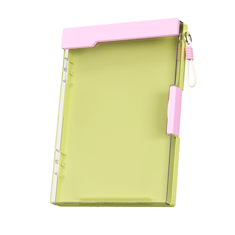 Double Layer Abs Document With Clipboard Portable File-Green 7627001384507
