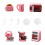 Tiny Pretend Play Household Items 11Pcs Doll Accessories-Pink 1