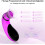 Vibrator Clitoral Suction Tongue Rechargeable 3