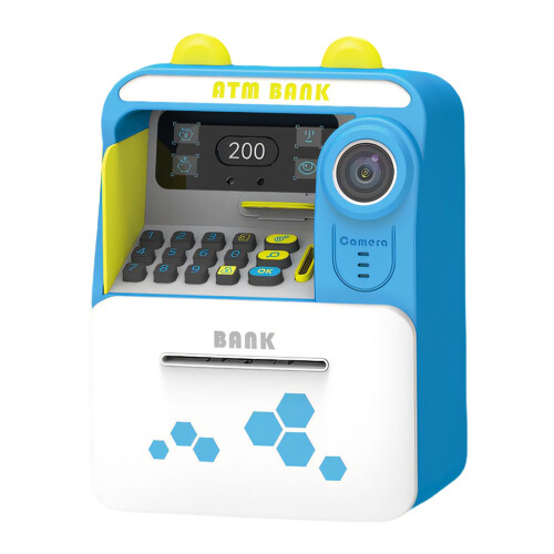 Contemporary Savings Device With Code Access And Realistic-Blue 1