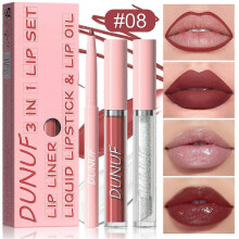(H) 3 in Durable Lip Color Lip Lipliner Color Gloss Sets & Lip & Lip 1 Set 3pcs/ Oil