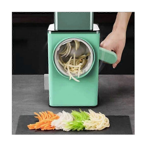 Grater Multi Function Vegetable Cutter Upgraded Cheese Grater Shredder with 3 Interchangeable Blade 2