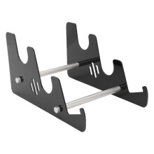 3-Tier Acrylic Keyboard Stand 250x160x135mm Black