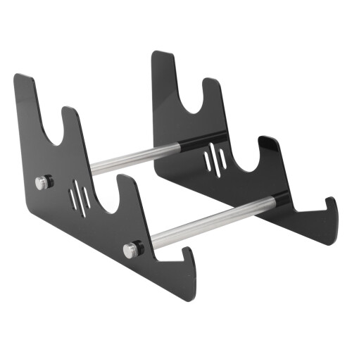 3-Tier Acrylic Keyboard Stand Black 250x160x135mm