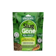 Vitax Slug Gone 1L  Natural Wool Pellets for Organic Gardens