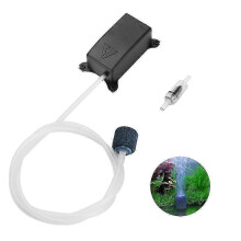 Aquarium Silent Air Pump,Mini Oxygen Air Pump, 1.5w Silent Mini Air Pump for 1l-50l Fish Tank, Air Pump with Bubble Oxygen Stone