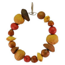 A&E Cage Company AE Cage Company Happy Beaks Mixed Nut Ring Tropical Delight, 1 count (Pack of 1)