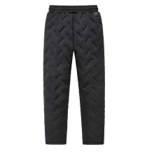(XL, Black  Apricot) Men's Winter Pants Winter Lambswool Warm Thicken Sweatpants Men Fashion Joggers Water Proof Casual Pants - DD