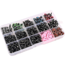 560pcs Safety Eyes And Noses Plastic Dolls Eyes Nose with Gasket Toy Eyes for Dolls - PJ