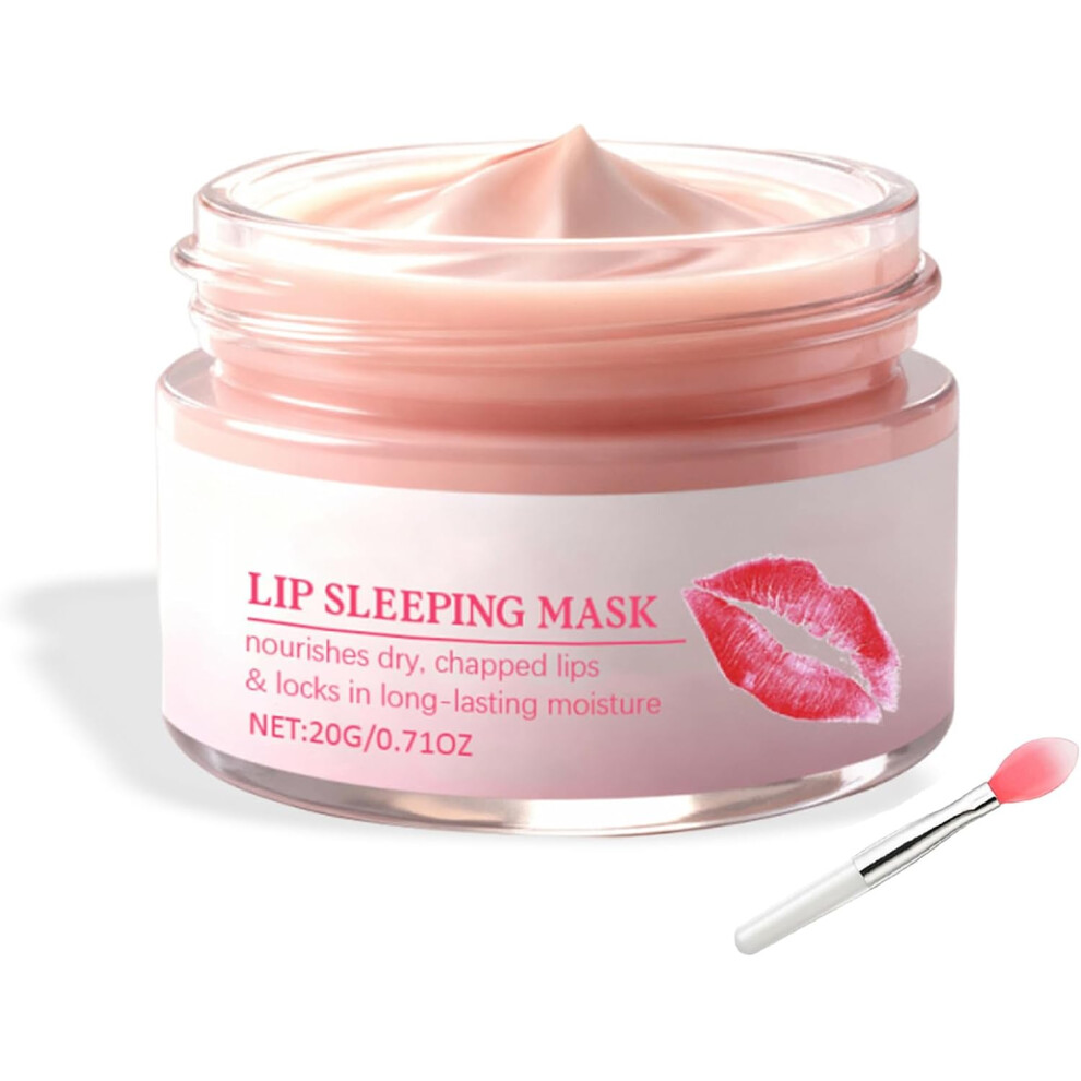 Gogerstar Lip Sleeping Mask With Pdrn & Hyaluronic Acid, Intensive Overnight Lip Repair Mask, Hydrating Lip Balm For Dry, Cracked Lip Moisturiser