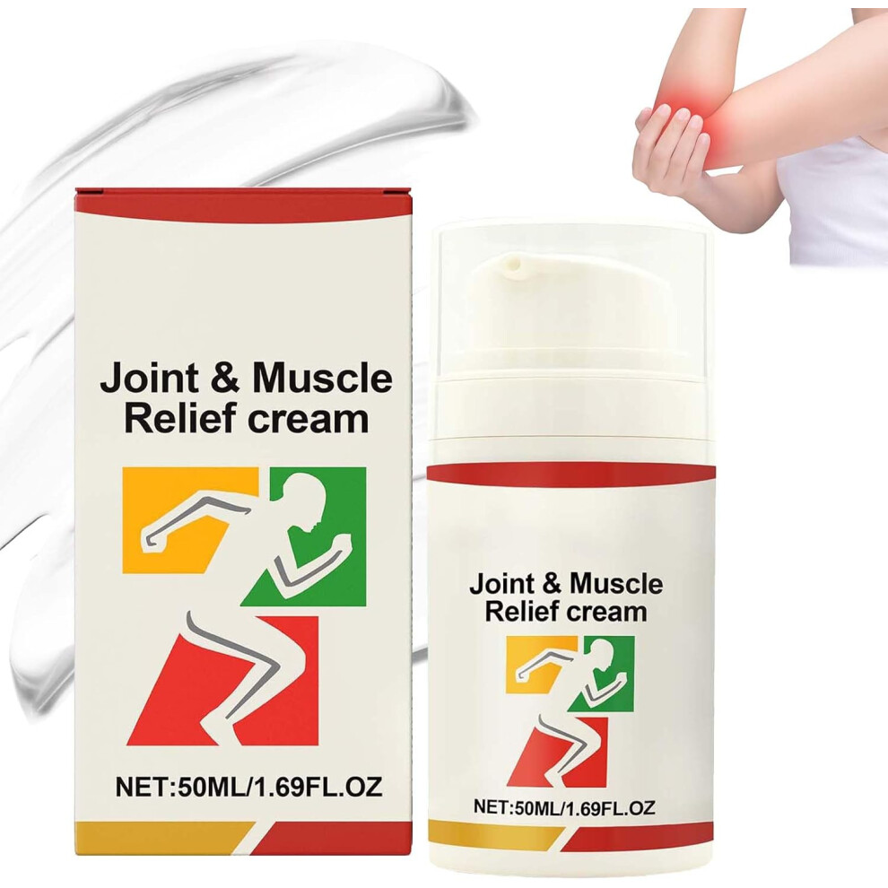 Gogerstar Cream Joint & Muscle Relief For Muscle Pain Relief, Fast-Acting Pain Relief Gel, Gentle Formula For Sore Muscles, Back, Knees & Joints