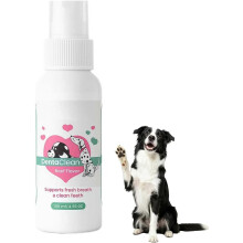 Spray for Dogs & Cats, Natural Breath Freshener No-Brush Oral Care Solution for a Healthy Balance of Oral, Supports Gum Health Tartar Remove