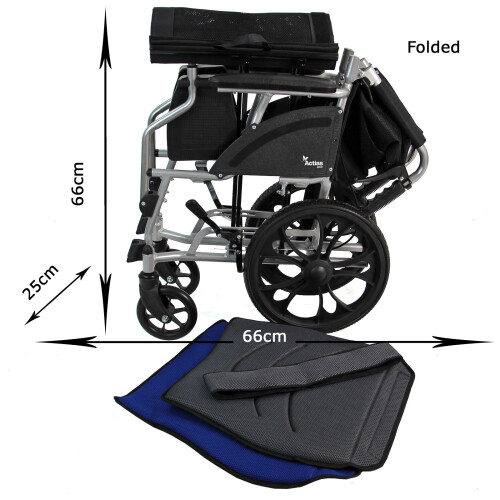 Actiasgear Lightweight Foldable Aluminium Wheelchair 1