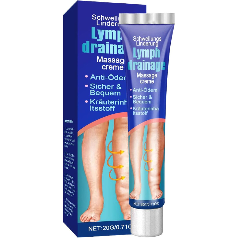 Gogerstar Cream 2Pcs Edema For Swollen Legs | Leg Slimming Massage | Edema Management Relief Swelling Reduction Moisturizer For Calf Women Men