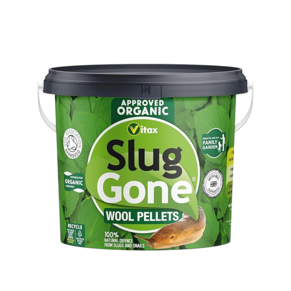 Vitax Slug Gone 5L Tub Wool Pellets