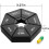 Portable 7 Compartment Pill Box Weekly Pill Organizer Travel Pill Box (Black) - DD01 1
