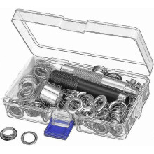 GP Ösenwerkzeug-Set, 12 mm Metallösen, 100-teilig, kompatibel mit Zelten aus Segeltuch und Planen
