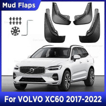 For Volvo Xc60 2017-2022 2021 4pcs Mud Flaps Splash Guard Mudguards Mudflaps Front Rear Fender Auto Styline Car Accessories