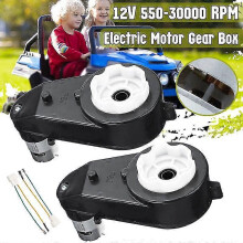 2 unidades de repuestos para la caja de cambios del motor del coche eléctrico de 12 V y 550-30000 rpm