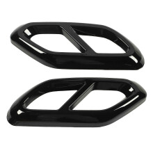 Exhaust Pipe Muffler Cover for Benz GLC-Class X254 AMG Line Glossy Black - Strong Protection and Decorative Replacement