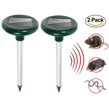 Ultrasonic Mice Repeller - Pack Of 2 - Solar Powered - Get Rid Of Mice In 48 Hours