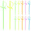 200pcs Plastic Cocktail Sword Picks Party Fruit Picks Sword Shaped Appetizer Picks 1