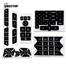 Car Button Repair Sticker Matte Black Decals compatible with Mercedes Benz GLK350 C Class