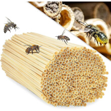 Insect Hotel, 300pcs 4-6mm Wheat Drinking Straws Nesting Sleeves Nesting Tubes Natural Wheat Straw Insect House Garden Shelter Nesting Habitat Bug Hot