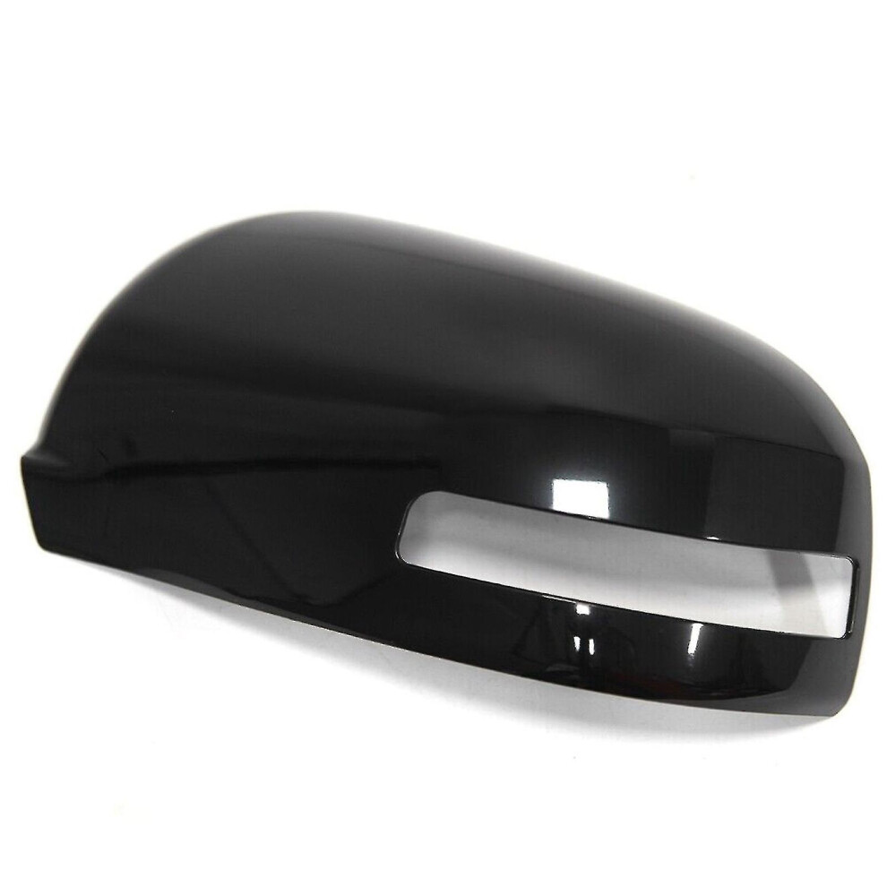 Left Driver Side Rearview Mirror Cover Cap Compatible With Mitsubishi Outlander 2013-2020 Black 3132568862855
