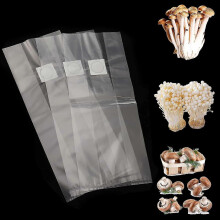 50er-Packung Pilzzuchtbeutel (25 x 50 cm), Pilzbrutbeutel, strapazierfähig, mit Filter, reißfest und robust, für Pilze, Champignons und Getreide