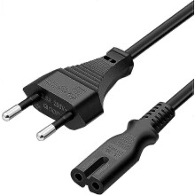 Cavo di alimentazione a 2 poli da 1,5 m per Microsoft Surface Go/laptop/book, Surface Pro 1/2/3/4/5/6/7/x, HP Envy, Canon Pixma
