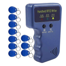 Handheld 125KHz RFID Reader Writer with 10Pcs