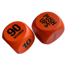 2 dados de ejercicio - Juego de dados de entrenamiento compatible con clases de cardio y ejercicio - Rutina de entrenamiento de cuerpo completo