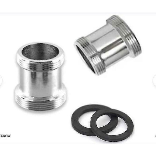 2 sets messing kraanadapters, 22 mm NPT buitendraad, waterfilteradapter