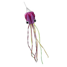 4m Purple Head Colorful Tail Software Flying Kite Octopus Kite Outdoor Toys - DD