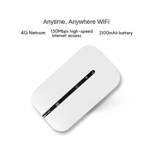 Φορητός δρομολογητής WiFi τσέπης 4G, 150Mbps, με υποδοχή κάρτας Sim 1
